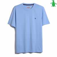Original Penguin Тениска Short Sleeve Crew Neck T Shirt Cerulean 496 Tshirts under 20