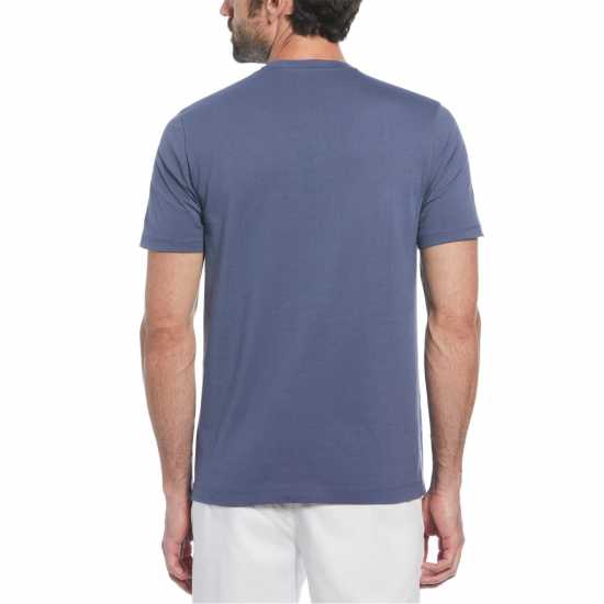 Original Penguin Тениска Short Sleeve Crew Neck T Shirt Blue Indigo 970 - Tshirts under 20
