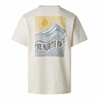 The North Face Tnf Mountain Esc Tee Mens White Dune 