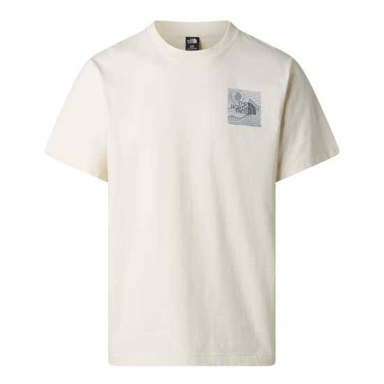 The North Face Tnf Mountain Esc Tee Mens White Dune The North Face Tnf Mountain Esc Tee Mens White Dune