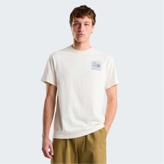 The North Face Tnf Mountain Esc Tee Mens White Dune The North Face Tnf Mountain Esc Tee Mens White Dune