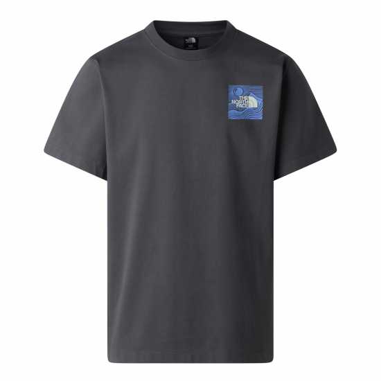The North Face Tnf Mountain Esc Tee Mens Anthracite Grey 
