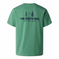 The North Face Tnf Camping Tee Mens Dimmed Algae 