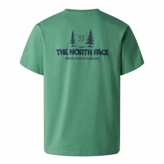 The North Face Tnf Camping Tee Mens Dimmed Algae The North Face Tnf Camping Tee Mens Dimmed Algae