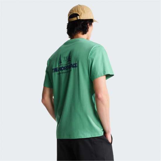 The North Face Tnf Camping Tee Mens Dimmed Algae The North Face Tnf Camping Tee Mens Dimmed Algae
