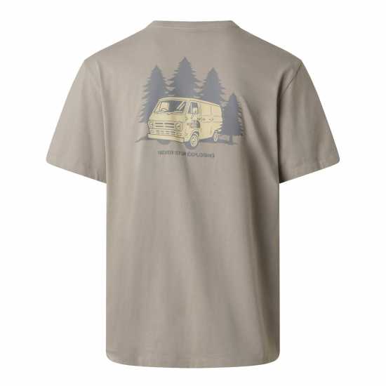 The North Face Tnf Van Life Tee Mens Stone Slab The North Face Tnf Van Life Tee Mens Stone Slab