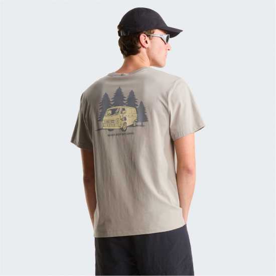 The North Face Tnf Van Life Tee Mens Stone Slab The North Face Tnf Van Life Tee Mens Stone Slab