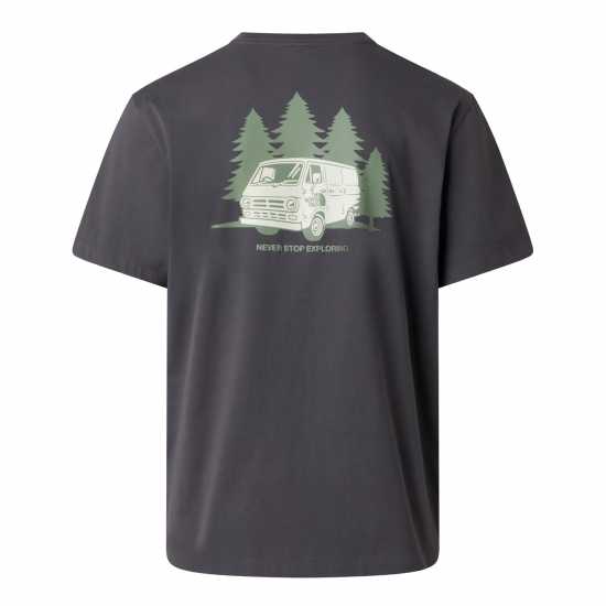 The North Face Tnf Van Life Tee Mens Anthracite Grey 