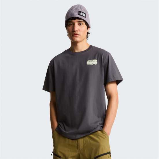 The North Face Tnf Van Life Tee Mens Anthracite Grey 