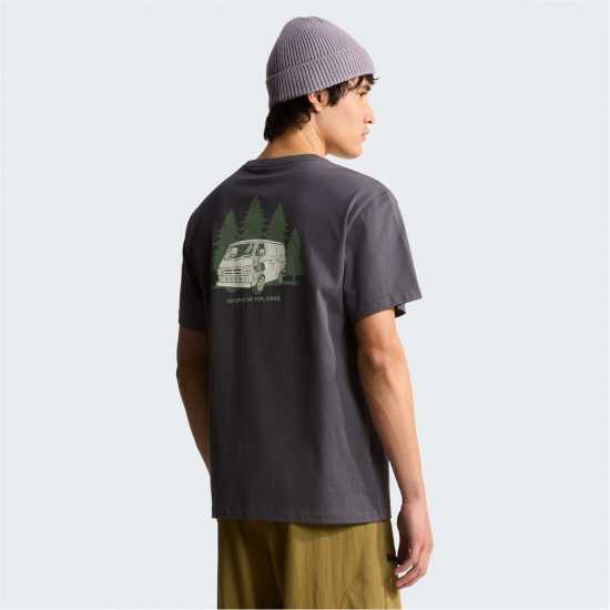 The North Face Tnf Van Life Tee Mens Anthracite Grey 