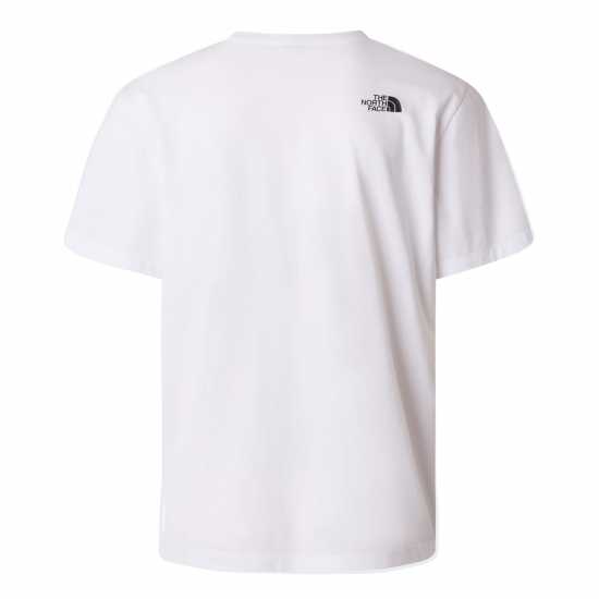 Тениска С Лого The North Face Tnf Mountain Logo Tee Mens TNF White Тениска С Лого The North Face Tnf Mountain Logo Tee Mens TNF White