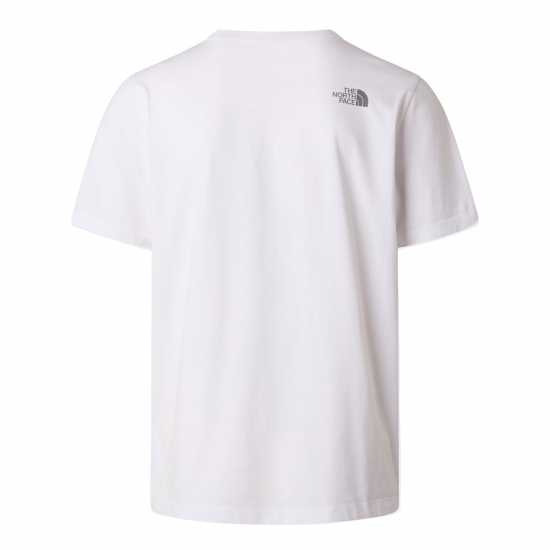 The North Face Tnf Mountain Tee Mens TNF White The North Face Tnf Mountain Tee Mens TNF White
