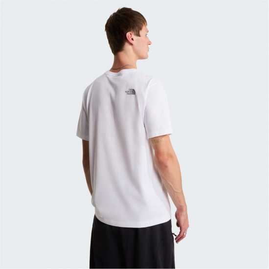 The North Face Tnf Mountain Tee Mens TNF White The North Face Tnf Mountain Tee Mens TNF White