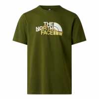 The North Face Tnf Mountain Tee Mens woodland green 