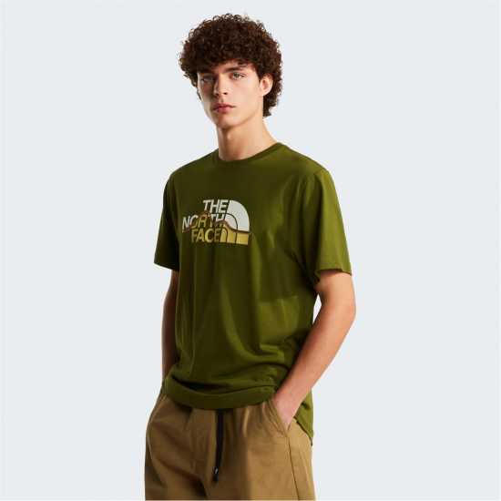 The North Face Tnf Mountain Tee Mens woodland green The North Face Tnf Mountain Tee Mens woodland green