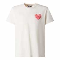 The North Face TNF Brand Proud Tee Juniors White Dune 