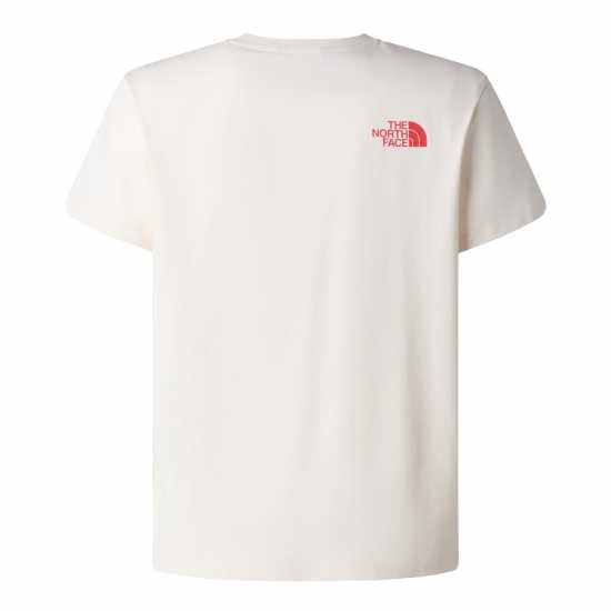 The North Face TNF Brand Proud Tee Juniors White Dune 