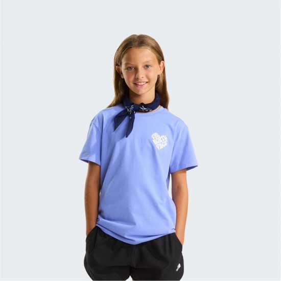 The North Face Tnf Brand Proud Tee Juniors Periwinkle 