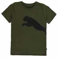 Puma Тениска Момчета Big Cat Qt T Shirt Junior Boys