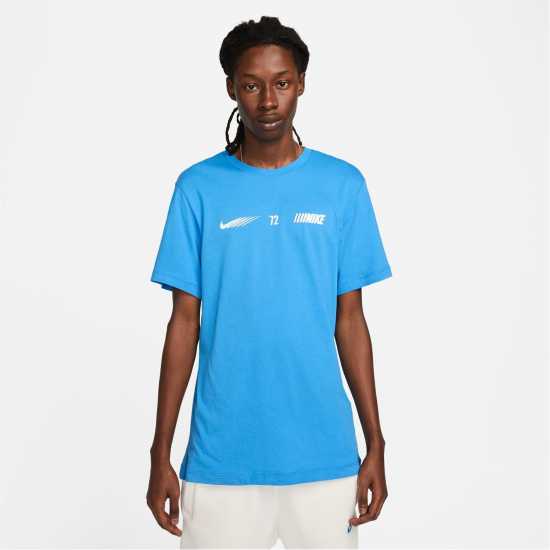 Nike Sportswear Standard Issue T-Shirt Lt Photo Blue Мъжки ризи