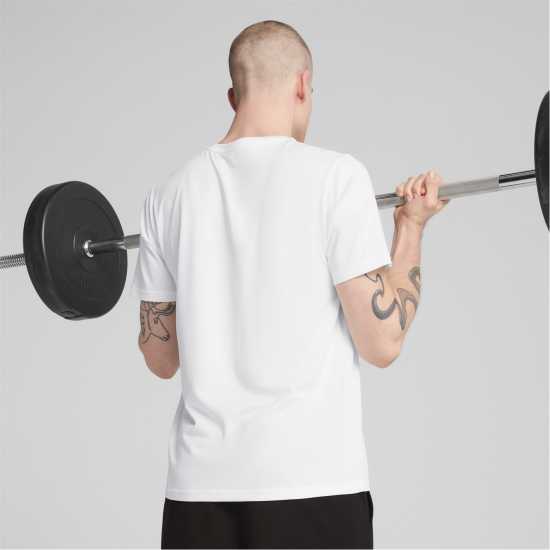 Puma Мъжка Риза M Tad Essentials Solid Cat Tee (Lc S T-Shirt Mens Puma White 