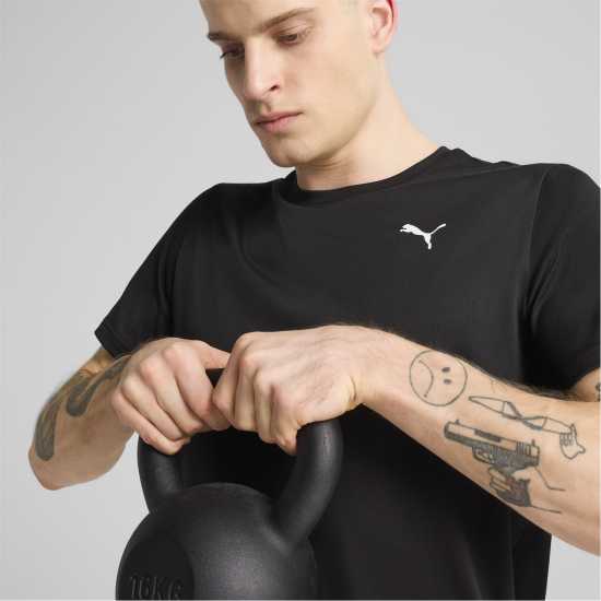 Puma Мъжка Риза M Tad Essentials Solid Cat Tee (Lc S T-Shirt Mens Puma Black 