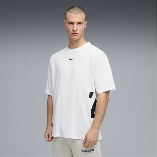 Puma Men's Graphic Oversized T-Shirt Puma White 