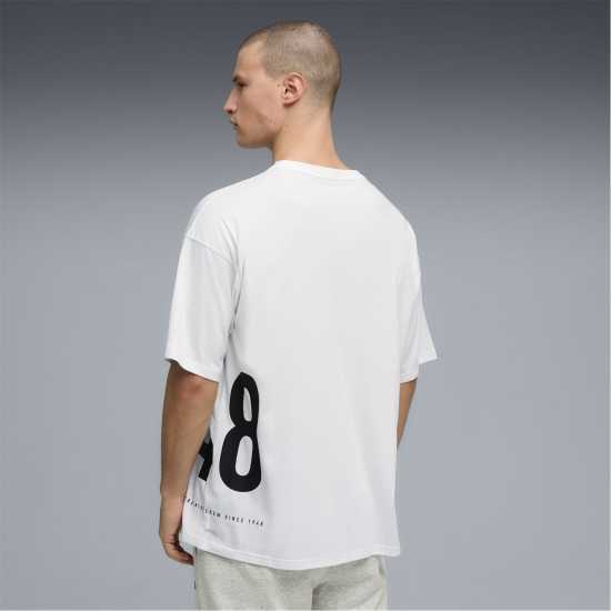 Puma Men's Graphic Oversized T-Shirt Puma White 