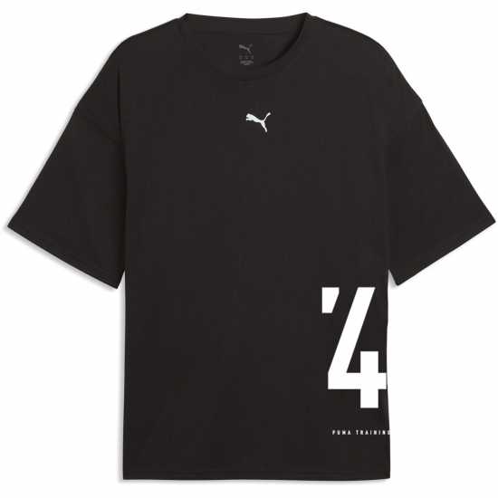 Puma Men's Graphic Oversized T-Shirt Puma Black 