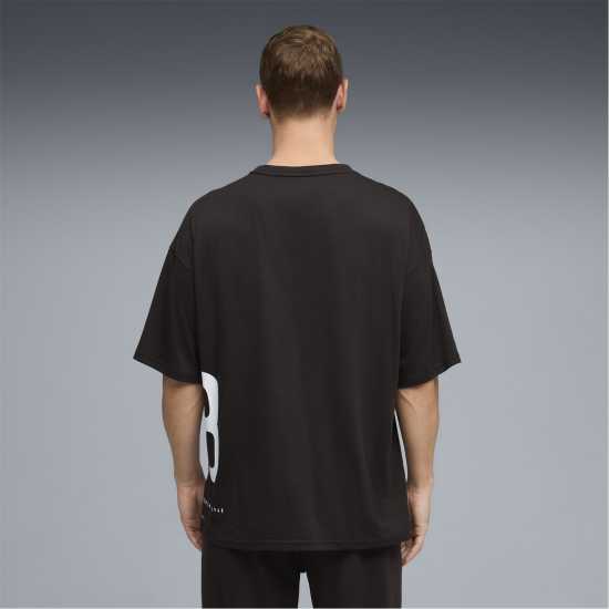 Puma Men's Graphic Oversized T-Shirt Puma Black 