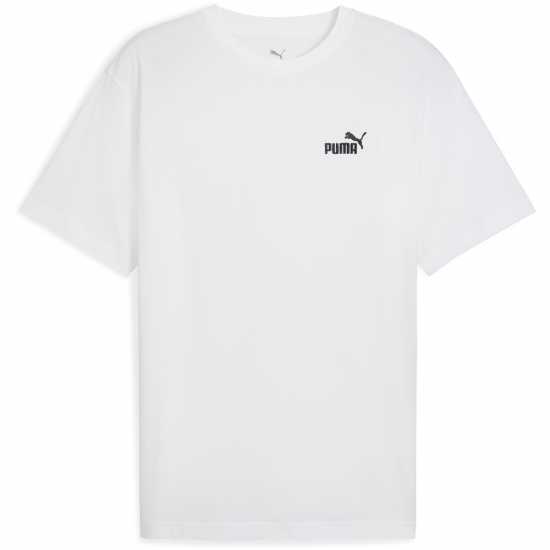 Puma Men's Relaxed Small No.1 Logo T-Shirt Puma White 