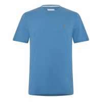 Farah Men's Harrow Ss T-Shirt Lndrd Blue 450 