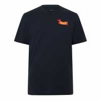 Farah Men's Rayners Grapht T-Shirt True Navy  412 