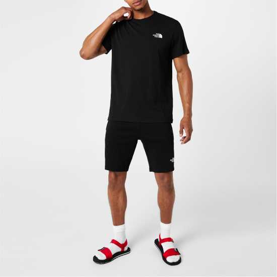 The North Face Simple Dome T-Shirt JK3 Черен The North Face Mens