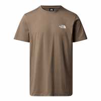 Мъжка Риза The North Face Regular Fit Simple Dome T-Shirt Mens Мока кафяво 