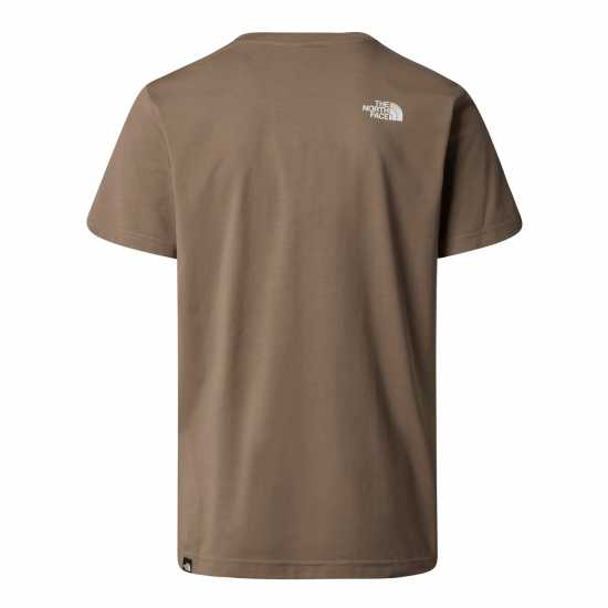 Мъжка Риза The North Face Regular Fit Simple Dome T-Shirt Mens Мока кафяво 