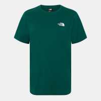 Мъжка Риза The North Face Regular Fit Simple Dome T-Shirt Mens Хънтър зелено 
