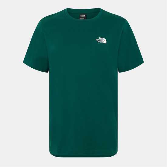 Мъжка Риза The North Face Regular Fit Simple Dome T-Shirt Mens Хънтър зелено 
