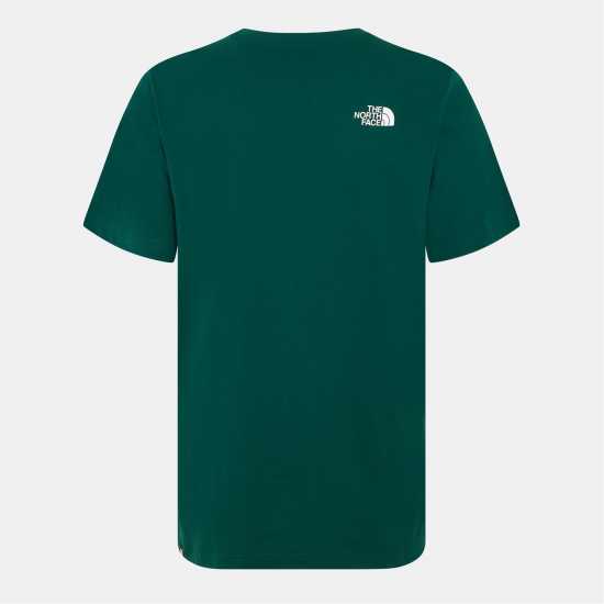 Мъжка Риза The North Face Regular Fit Simple Dome T-Shirt Mens Хънтър зелено 
