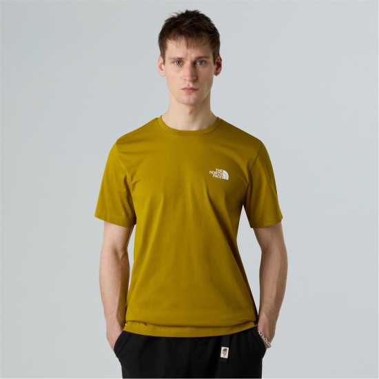 Мъжка Риза The North Face Regular Fit Simple Dome T-Shirt Mens Deep Dijon 