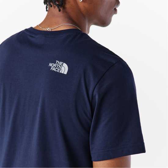 Мъжка Риза The North Face Regular Fit Simple Dome T-Shirt Mens Сумит Нави 