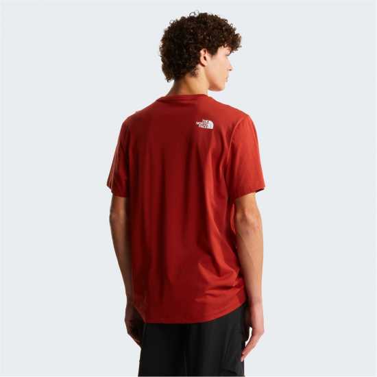 Мъжка Риза The North Face Regular Fit Short Sleeve T-Shirt Mens Iron Clay Мъжка Риза The North Face Regular Fit Short Sleeve T-Shirt Mens Iron Clay