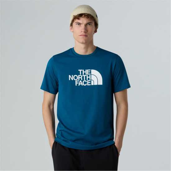 Мъжки тениски и фланелки Мъжка Риза The North Face Regular Fit Short Sleeve T-Shirt Mens Mineral Blue Мъжка Риза The North Face Regular Fit Short Sleeve T-Shirt Mens Mineral Blue Мъжки тениски и фланелки
