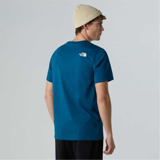 Мъжки тениски и фланелки Мъжка Риза The North Face Regular Fit Short Sleeve T-Shirt Mens Mineral Blue Мъжка Риза The North Face Regular Fit Short Sleeve T-Shirt Mens Mineral Blue Мъжки тениски и фланелки