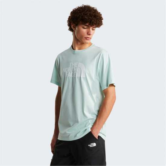 Мъжка Риза The North Face Regular Fit Short Sleeve T-Shirt Mens Opal Frost Мъжка Риза The North Face Regular Fit Short Sleeve T-Shirt Mens Opal Frost
