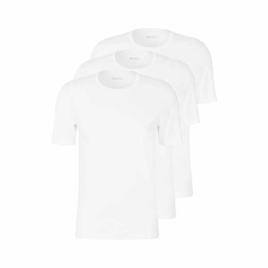Hugo Boss 3 Pack Classic T-Shirt White 100 - Holiday Essentials