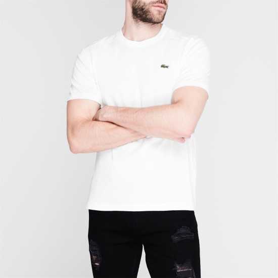 Lacoste Тениска Logo T Shirt White 001 Holiday Essentials