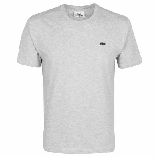 Lacoste Тениска Logo T Shirt Light Grey CCA - Holiday Essentials