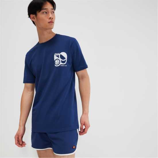 Ellesse Sport Club T Sn43 Dark Blue Мъжки ризи