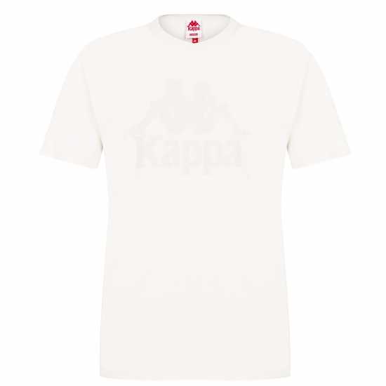 Kappa Мъжка Тениска Authentic Logo T Shirt Mens White H15 Мъжки тениски и фланелки